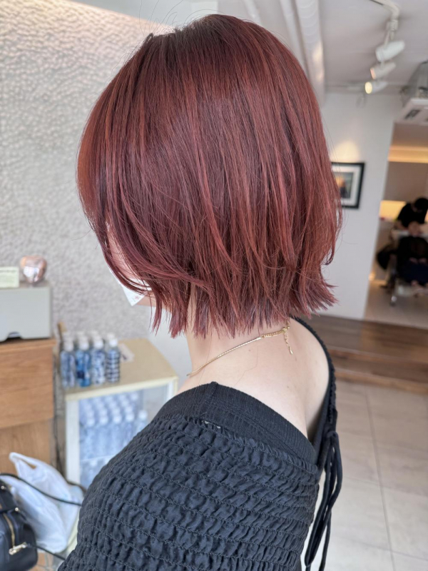 -暖色系カラーカシスレッド-