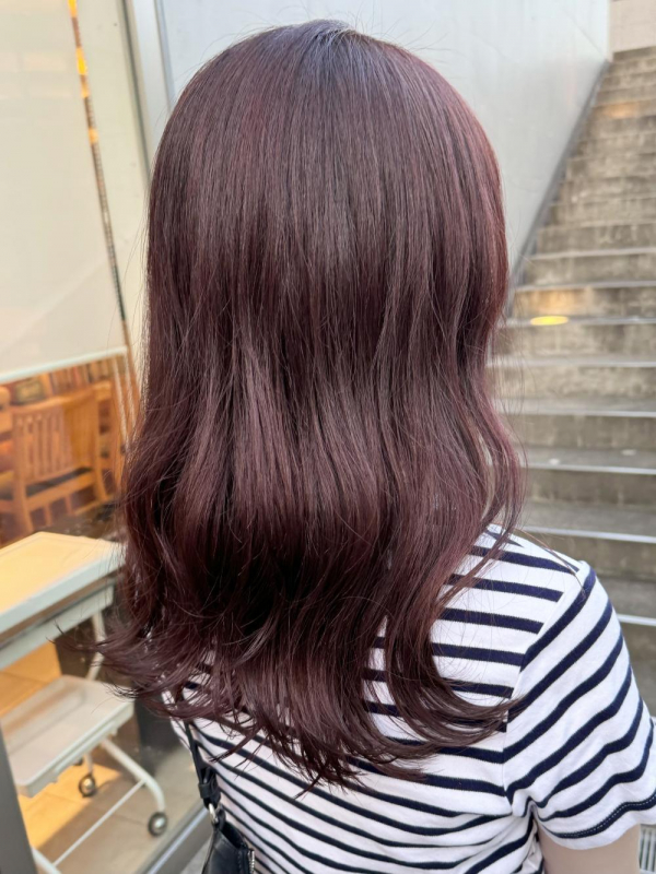 -暖色系カラーワインレッド -