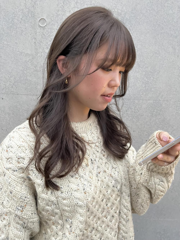 透け感“ブラウンカラー”