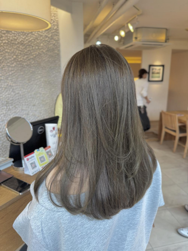 透明感カラー『ミントベージュ』【a o i】