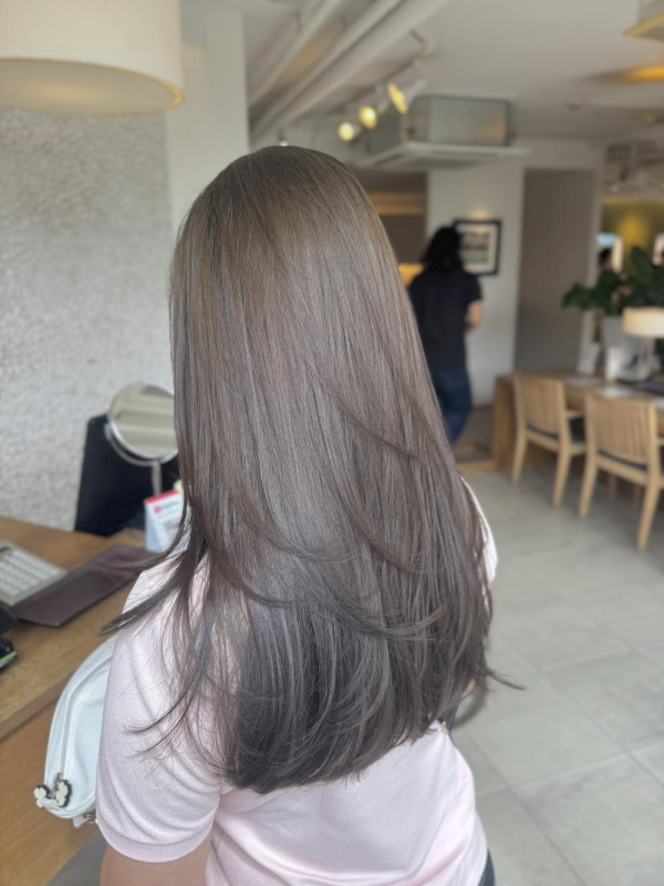 透け感カラー『くすみベージュ』【a o i】