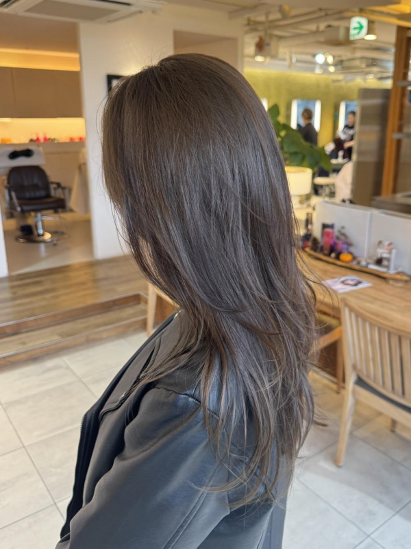 透明感カラー『ミントベージュ』【a o i】