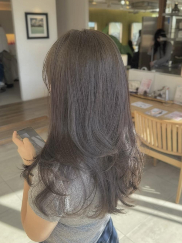 透明感カラー『くすみベージュ』【a o i】