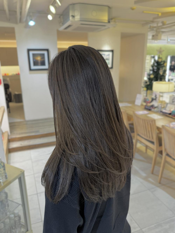 透け感カラー『ミントブラウン』【a o i】