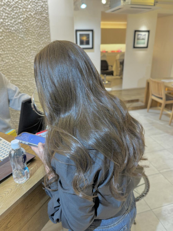 透明感カラー『ミントベージュ』【a o i】