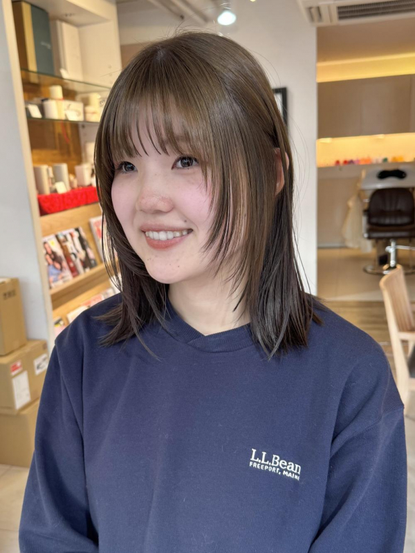 -オリーブベージュミディアムレイヤー-