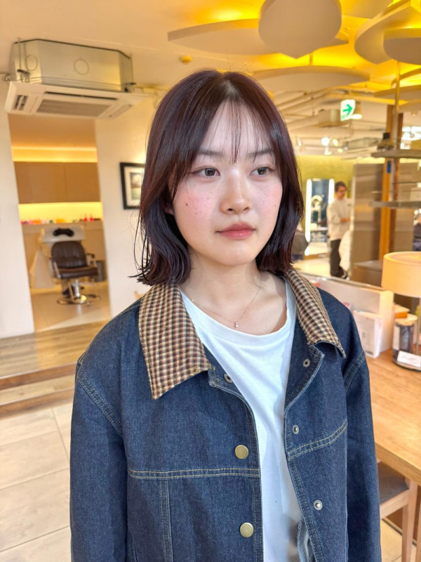 -ブリーチなしカシスブラウン-【yukari】