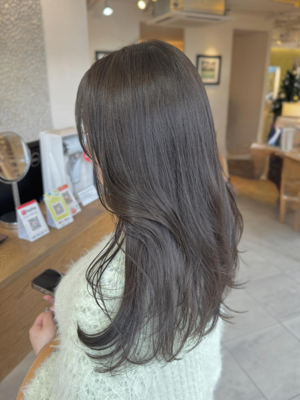 透け感カラー『ミントベージュ』【a o i】