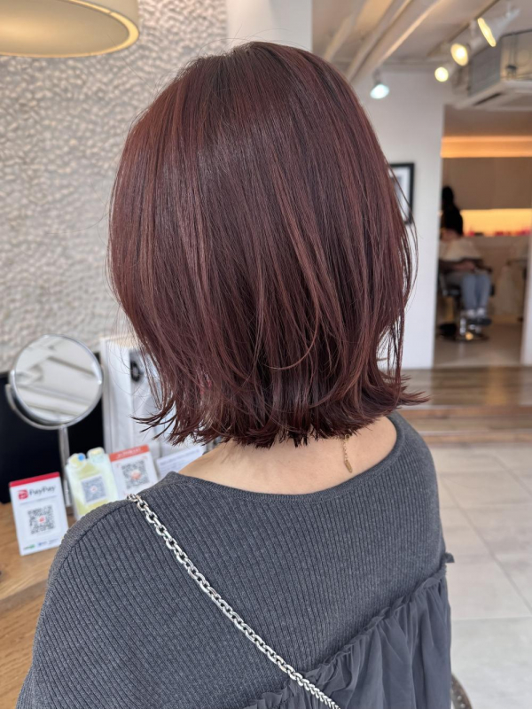 -ブリーチなしカシスブラウン-【yukari】