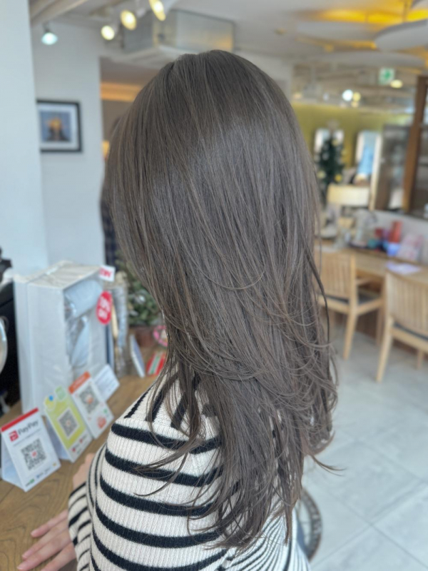 透明感カラー『くすみベージュ』【a o i】