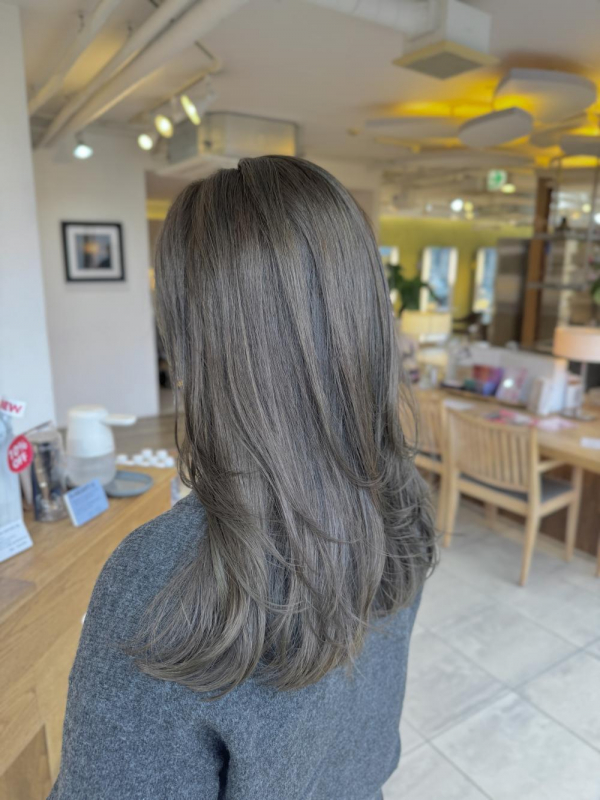 透け感カラー『ミントベージュ』【a o i】