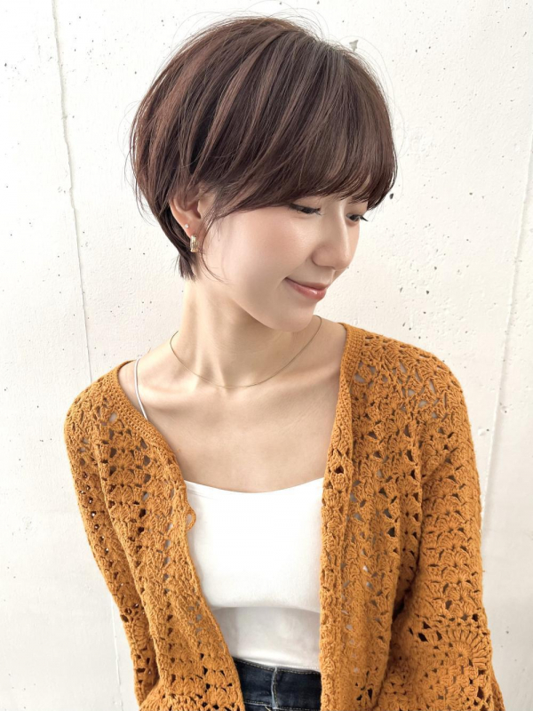 抜け感“丸みショート”【若月情】