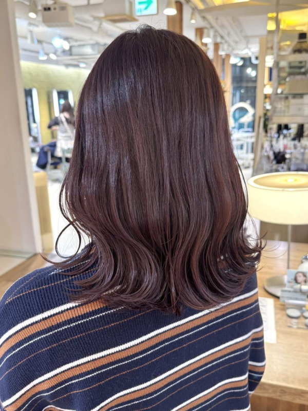 -ブリーチなしカシスブラウン-【yukari】