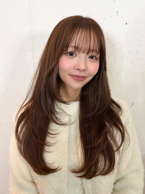 ワンカールで決まる＊ミルクティーグレージュ