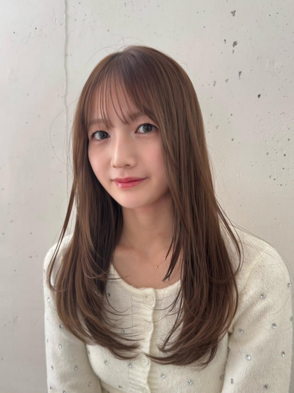 ワンカールで決まる♪ミルクティーベージュ