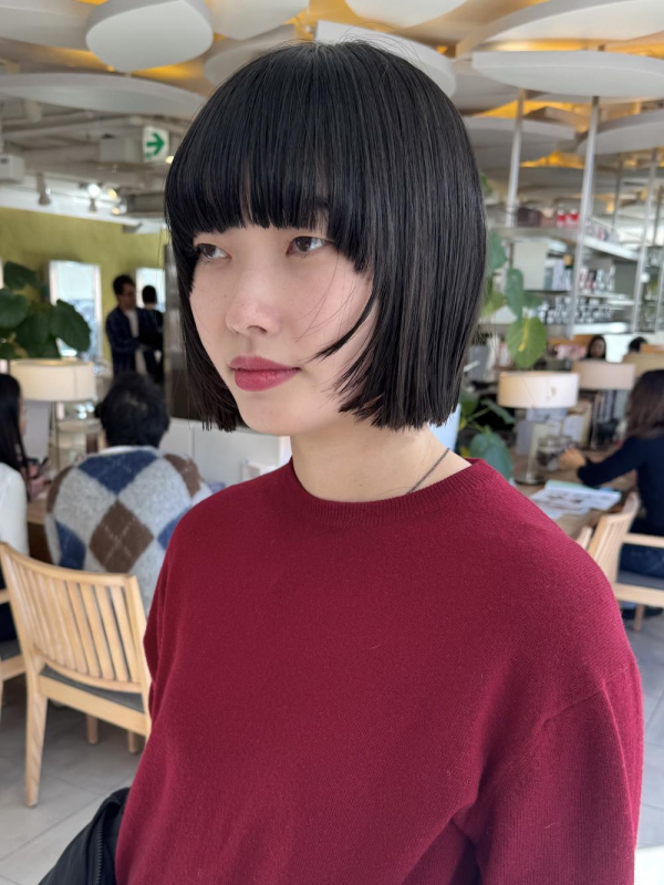 -フェイスレイヤーぷつっとボブ-【yukari】