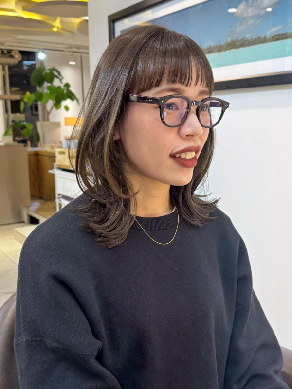 -透け感オリーブベージュ-【yukari】