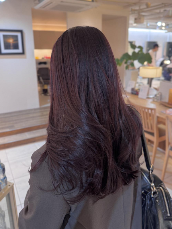 透け感暖色『カシスピンクカラー』