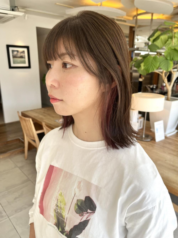 簡単スタイリング“外ハネミディアム”