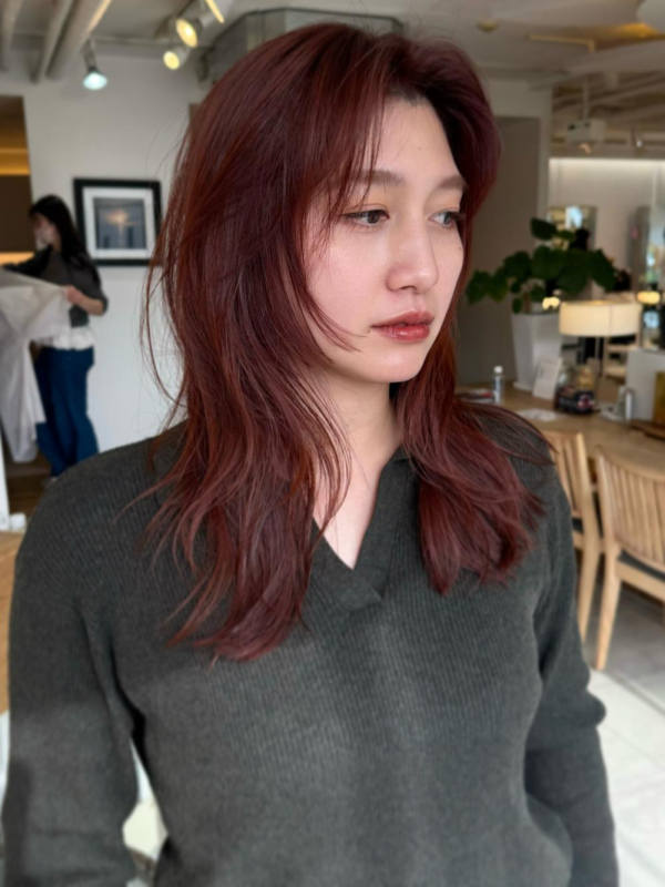 -ブリーチなしオレンジブラウン-