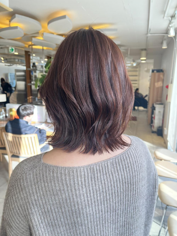 春カラー“ピンクブラウン”【若月情】