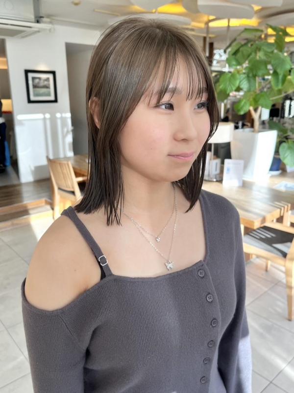 ブリーチなし“オリーブベージュ”【若月情】