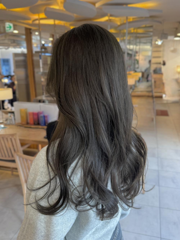 透明感カラー『ミントベージュ』