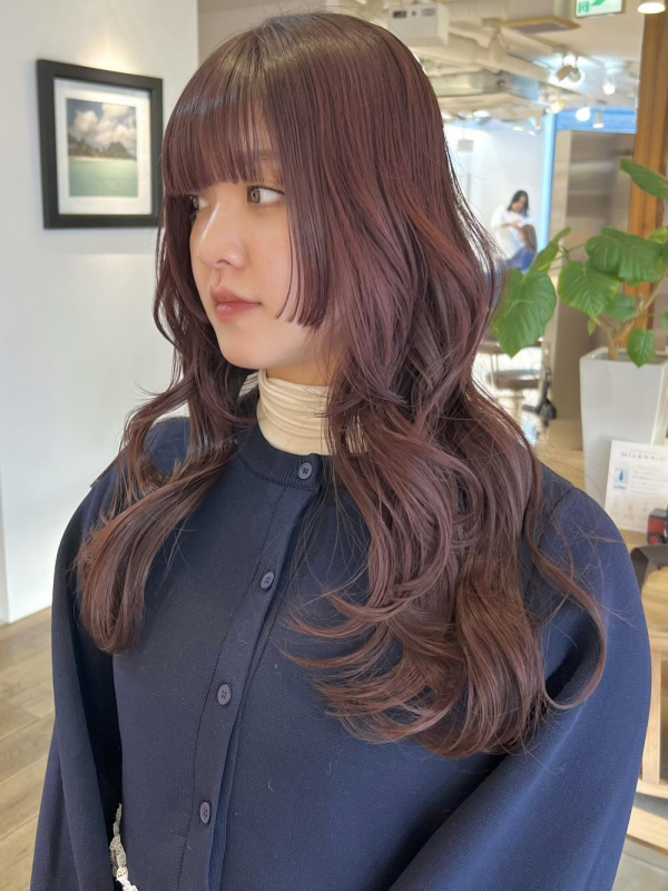 カシスピンクラベンダーロングレイヤー【Ayumi】