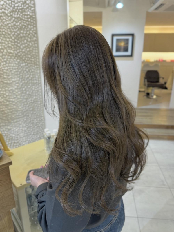 透明感カラー『ミントブラウン』【a o i】