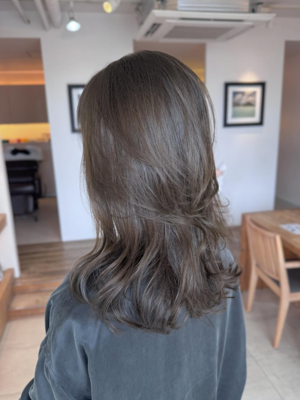 透明感カラー『くすみベージュ』【a o i】