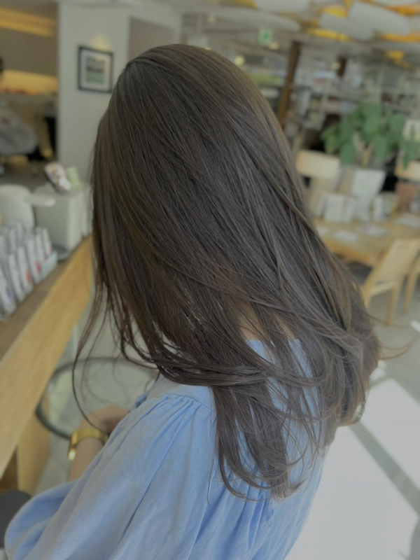 透け感カラー『くすみベージュ』【a o i】