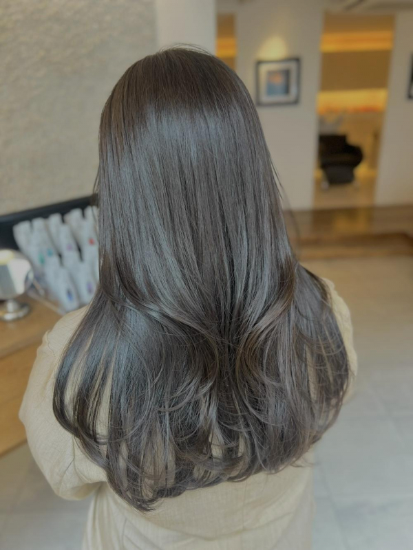 透明感カラー『ミントグレージュ』【a o i】