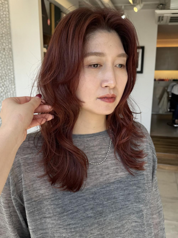 -ブリーチなしレッドブラウン-【yukari】