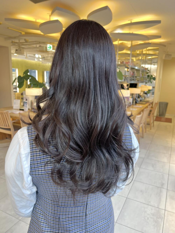 ラベンダーグレージュロングレイヤー【Ayumi】