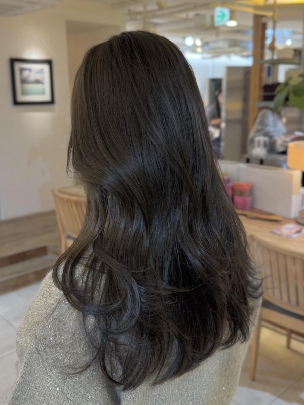 透明感カラー『ミントグレージュ』【a o i】