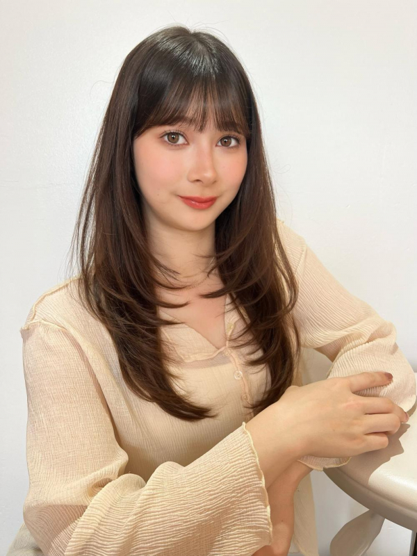 ショコラブラウンロングレイヤー【Ayumi】