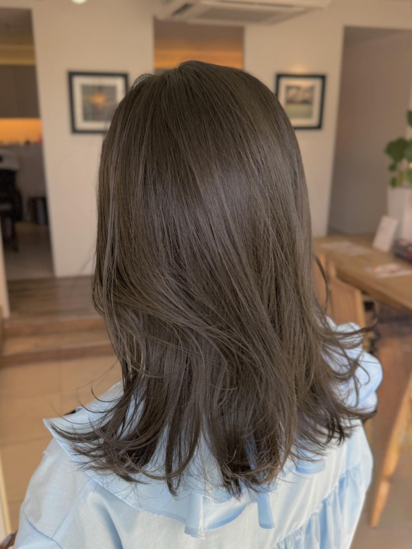 透け感カラー『ミントベージュ』【a o i】