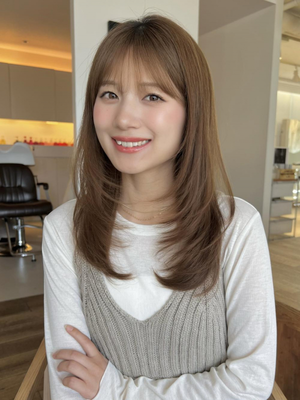 ラテベージュミディアムレイヤー【Ayumi】