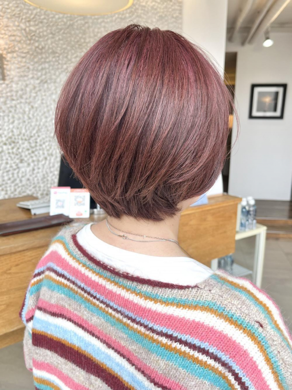 春カラー“ピンクブラウン”【若月情】