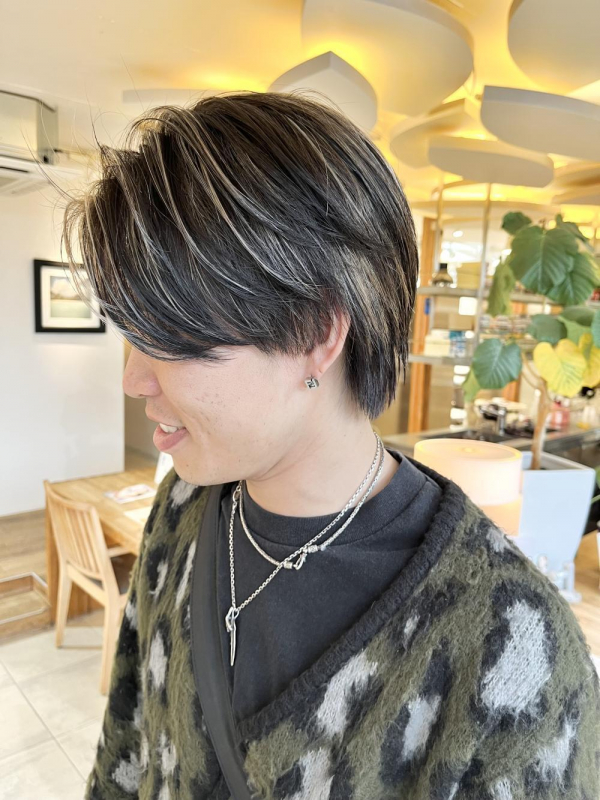 動きと立体感“メンズハイライト”【若月情】