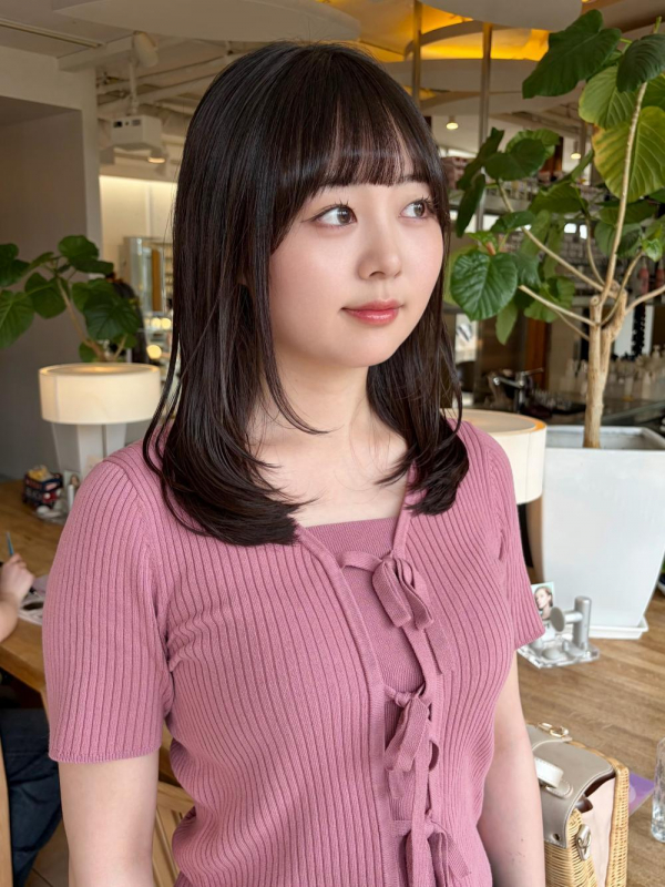 ミディアムレイヤーダークグレージュ【Ayumi]