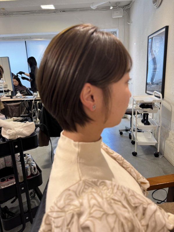 冬のショートボブ_Kimika