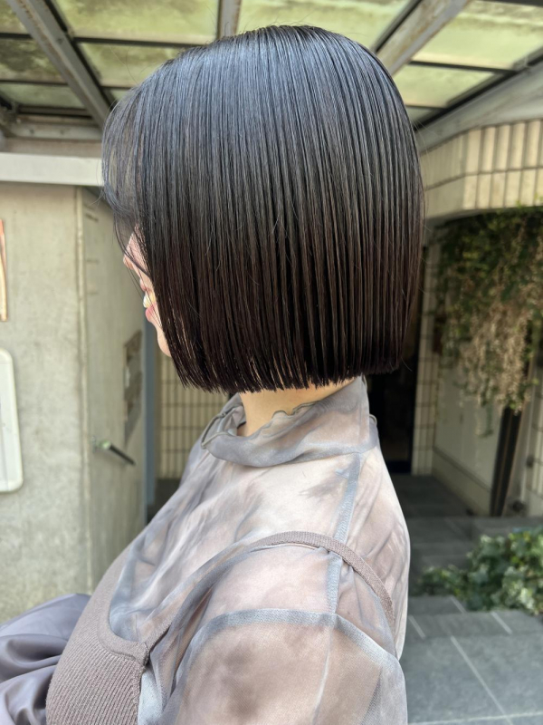 すみぞの:)ぱつっとボブ