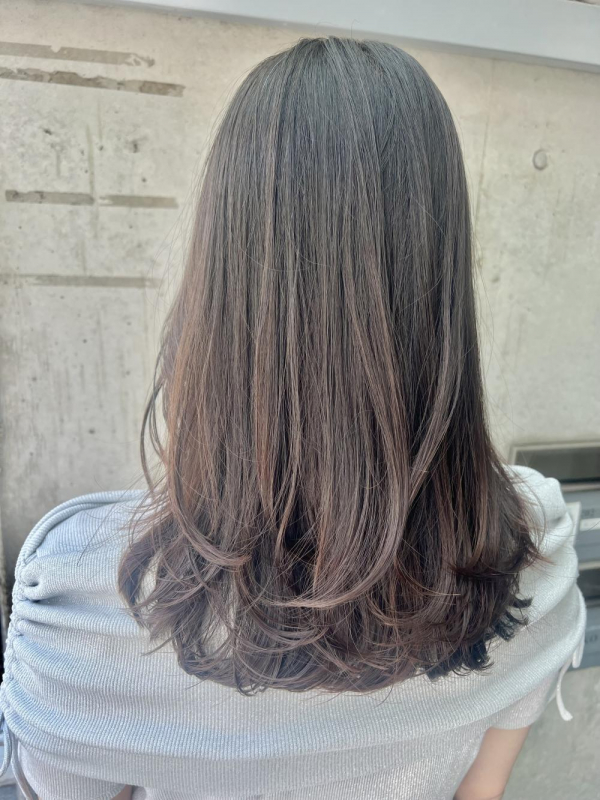簡単ヘアアレンジワンカールレイヤー