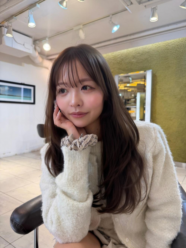 ワンカールで決まる＊ミルクティーグレージュ