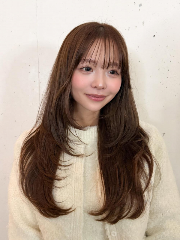 ワンカールで決まる＊ミルクティーグレージュ