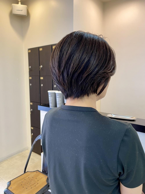 たかはしブログ　襟足スッキリショートボブ