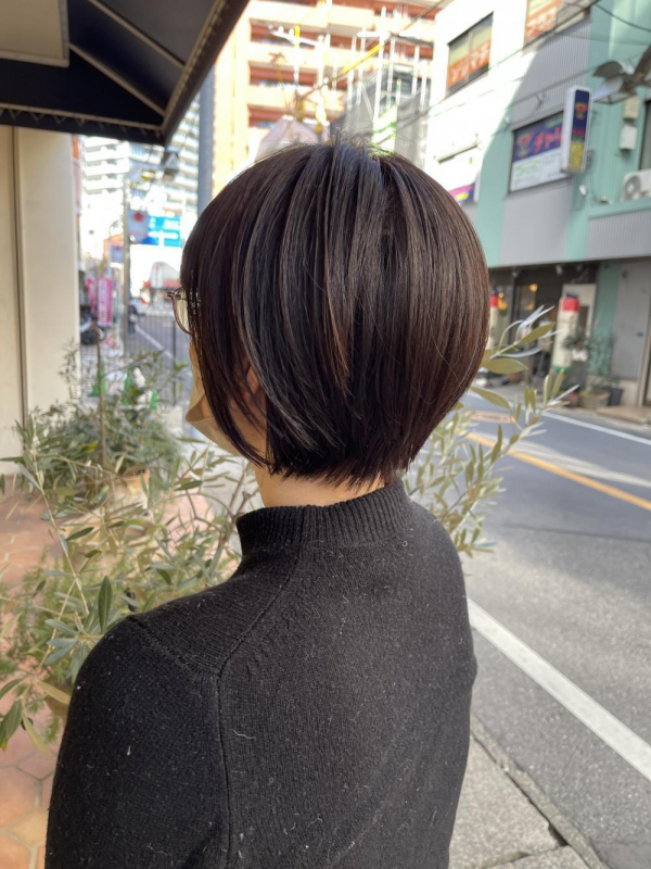 たかはしブログ　丸みのあるショートボブ