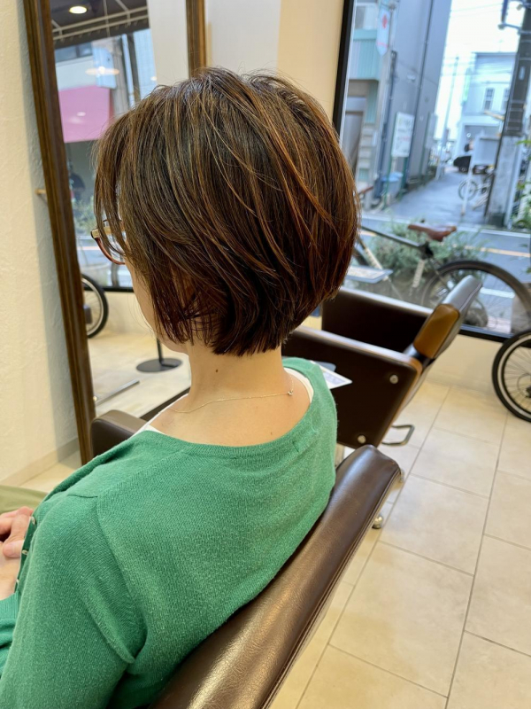 たかはしブログ　簡単スタイリング　ショートボブ