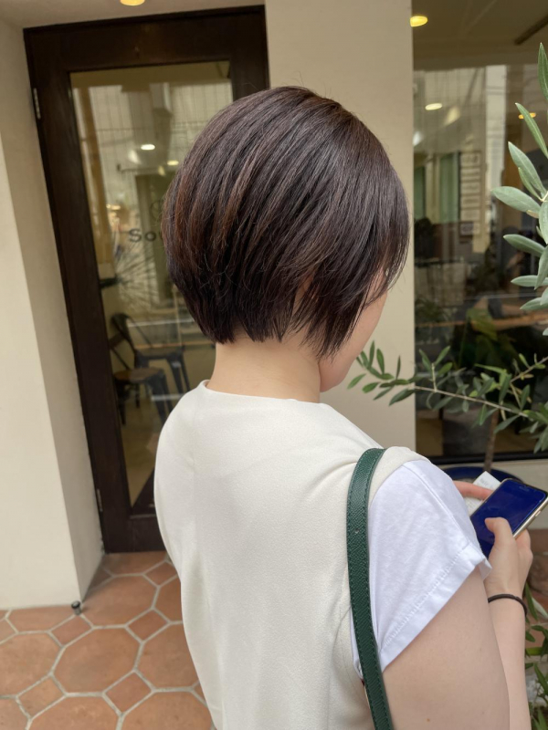たかはしブログ　丸みのあるショートボブ